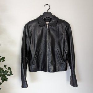 Everlane Modern Leather Jacket - Black